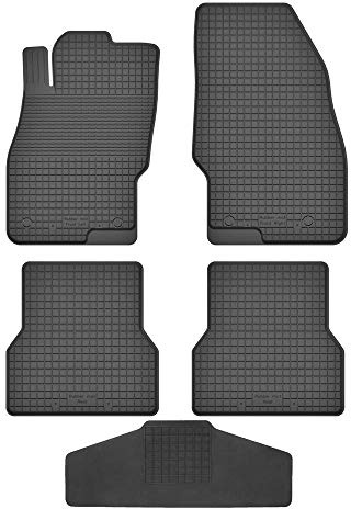 Fußmatten Vorne 2er Set für FIAT Grande Punto 2005-2019 3/5 Türer/Abarth Gummi Gumimatten