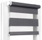 Fenster DEKOR - Rollos für Fenster Dunkelgrau - Klemmfix Rollo ohne Bohren 150 x 130 cm - Doppelrollo mit einer breiten Auswahl an Größen und Farben - Blickdichte Rollos, einfach zu montieren