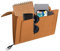 jiuzcare Bett Organizer Filz Betttasche Sofa Organizer mit 5 Taschen Organizer Fernbedienungshalter zum Einhänge Bettsofa Organizer Remote Control Caddy Hängeaufbewahrung Nachttisch, Braun