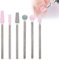 Brocas para Uñas, Brocas de Cerámica para Uñas, Profesionales para Quitar Gel Acrílico, Cutícula, Diamante, Carburo de Tungsteno, Herramientas para Uñas, para Embellecer Uñas, Pulir,(JG#5)