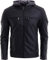 HASHOOB TRADING FZE Veste en cuir en polyuréthane masculin PU Faux Veste en cuir Biker Outwear Le cuir veste de moto (TRH1-BLACK, L)