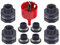 Fukamou Fassanschluss Set, 1/2 Inch PVC Schlauchanschluß Kit Mit Steckern Und Lochsäge Werkzeug, Für Regenfass, Wassertonnen