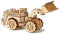 UpGLeuch Rompecabezas 3D Maqueta Montacargas Madera Adultos Vintage Holzbau Puzzle 3D DIY Carretilla Elevadora 3D Holzbau Kit Decoración Hogar Escritorio Juguetes Adultos y Niños