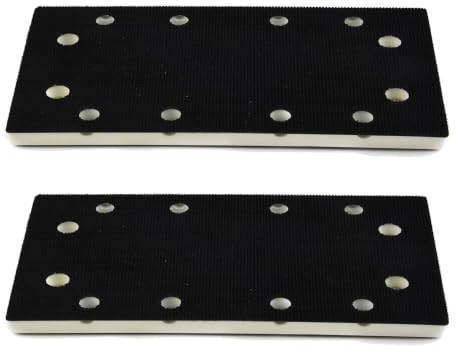 2x Trade-Shop Klett Schleifschuh/Schleifplatte kompatibel mit Festool RS 300 EQ Plus, RS 3, LRS 93 Rutscher ersetzt 483905 (SSH-STF-93x175/8)