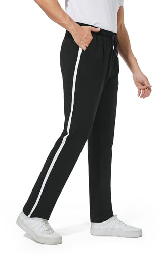 FGFD&OU Pantaloni Sportivi Uomo in Cotone Pantaloni da Jogging Palestra Joggers Pantaloni Slim Fit con Elastico Pantaloni Lunghi da Tuta per Running Fitness