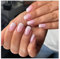 24Pcs Square False Nails Short - Press On Nails - Pink Gradient Nude Short Fake Nails - Glossy Removable False Nails - Acrylic Full Cover Fashion Fake Nails for Women Girls Nails Art (Gradual Style)