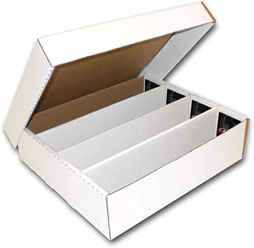 Guardz - 4 x 4000 Count Trading Card Storage Box - 4 Row Storage Box with Lid