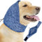 EASY JOY Cache-oreilles réglable pour chien, cache-oreilles réglables pour animaux de compagnie, cache-oreilles pour chien, couvre-oreilles apaisant, bleu, L