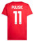 A.C. Milan Maglia Replica Stadio, Stagione 2024/25, Home, Pulisic 11, L