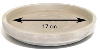 17 cm Ceramic Terracotta Pot for Bonsai Tree | Clay Terracotta Pot Plant Saucer | Ceramic Plant Drip Trays