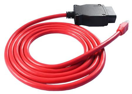 Dezanyc ENET OBD2 OBD Ethernet Cabel RJ45 Kompatibel für BMW F-Serie ista G-Serie