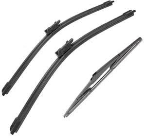 Escobillas Coche Para TOYOTA Para C-HR Para CHR 2016 2017 2018 2019 2020 26 +16 + 14 3 Uds Limpiaparabrisas Delantero Trasero Parabrisas Accesorios De Ventana