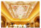DURNYDJZIOA Europäischer Luxus-Palast-Diamanten-3D-Tapete, Deckentapeten für Wohnzimmer, Deckentapete * 400 cm x 280 cm (157,4 x 110,2 Zoll)