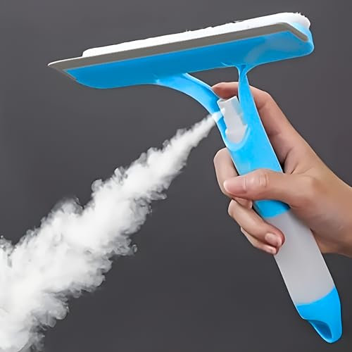 VAZCAN® 2-in-1 Squeegee – Integrated Spray and Cleaner, Ergonomic Design, Ideal for Windows, Screens and More