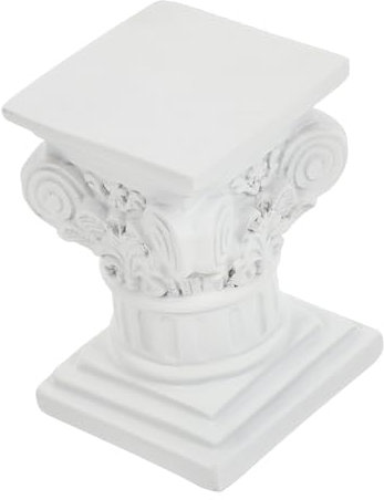 Warmhm Römische Säulenstatue Dekoration Skulptur Geschnitzte Prägung Statue Ornament Gartenbedarf Landschaftsdekor Foto-Requisiten Heimstatuen