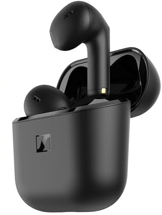 Sennheiser ACCENTUM Open, kabellos - Kopfhörer mit Open Design, dynamischem Sound und Bluetooth 5.3, IPX4 Spritzwasserschutz, 28 Std. Akkulaufzeit und USB-C Ladecase - Schwarz