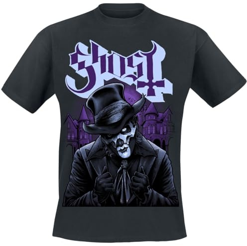 Ghost Top Hat V Männer T-Shirt schwarz Bands, Fan-Merch