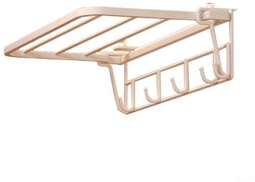 Séchoir à linge pliable pour radiateur, 35 cm, en fer à suspendre, pour chauffage, radiateur, serviettes de salle de bain, peignoirs (blanc)