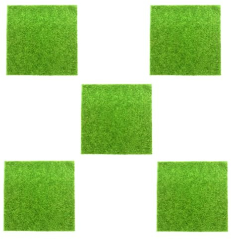 Osmond Artificial Turf DIY Mini Simulation Flocking Turf Moss Micro-Landscape Plant Landscaping 30x30cm