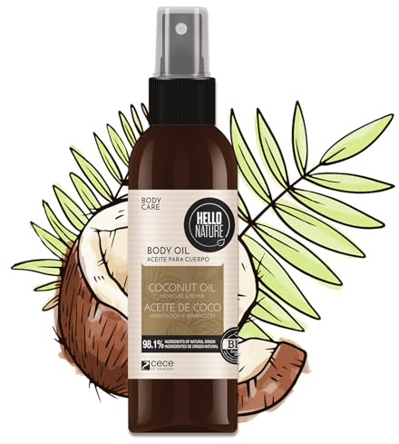 P-Beauty Naturkosmetik Hautöl Körperöl mit Bio Kokosöl, Vitamin E & Mandelöl für geschmeidige, samtweiche Haut - Feuchtigkeitspflege - für trockene Haut - veganes Body Öl - Körperpflege (1x130ml)