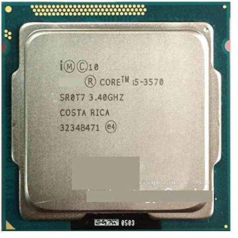 Processeur d'unité Centrale I5 3570 Quad-Core (3.4 Ghz/L3 = 6 M/77 W) Socket LGA 1155 CPU de Bureau I5-3570