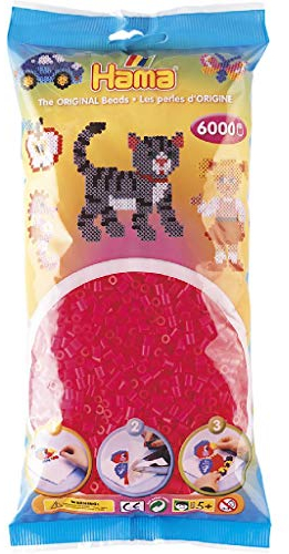 Hama 205-32 Midi Bügelperlen 6000 Stk. Fuchsia