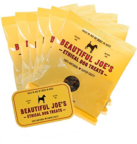 Beautiful Joe'S 5 X Dried Liver Dog Treats & Storage Tin
