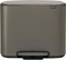 Brabantia - 121203 - Poubelle Bo Pedal Bin, 11 + 23 litres, Platinium