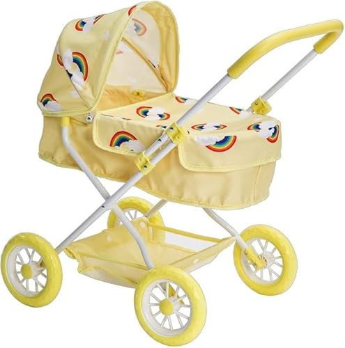 Roma Rupert Puppenwagen, geeignet ab 24 Monaten, Griffhöhe 57 cm, Primel