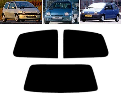 Passgenaue Tönungsfolie für Twingo 3-Türen 1993-2004 Heck/Seitenscheiben (20% Schwarz)