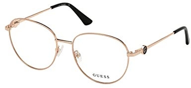GUESS Damen 0 Sonnenbrille, Shiny Rose Gold, 53