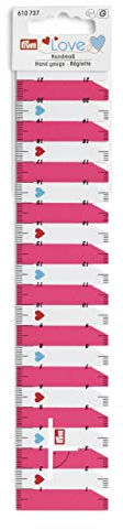 Prym 610737 Love Handmaß, Kunststoff, Pink, 24.5 x 5 x 0,02 cm