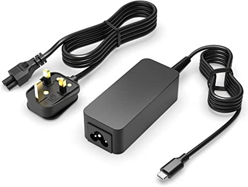 45W USB C AC Charger Fit for Asus Chromebook Flip C223N C523NA C423N C423NA C423 C223NA C213N C523N C523 C214MA C214M C223 C204MA C204M C204E C204EE C214 C204 C523NA-dh02 Laptop Adapter Power Cord