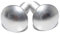 Lot de 10 vis de carrosserie M10 x 20 - Vis à tête ronde plate avec collet carré - DIN 603 A2 en acier inoxydable