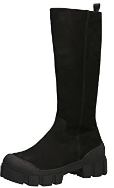 Caprice Damen 9-9-26605-29 Halblange Stiefel, Black NUBUC, 37 EU