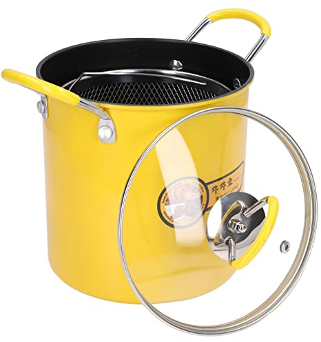 Marmite de friteuse, isolation thermique de revêtement antiadhésif de marmite de friteuse pour les cuisinières à gaz