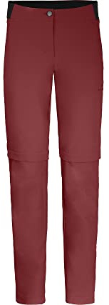 Bergson Aalborg Vario Zipp-Off | Damen Wanderhose, recycelt, elastisch, sportlich, Rosewood [799], 44 - Damen