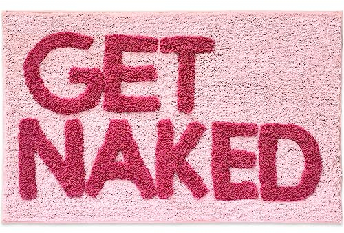 New Mungo Get Naked Badematte, Pink, 78,7 x 50,8 cm