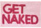 New Mungo Get Naked Badematte, Pink, 78,7 x 50,8 cm