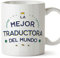 MUGFFINS Tazas para TRADUCTORA mujer - En Español - Mejor del Mundo - 11 oz / 330 ml - Regalo original y divertido