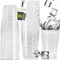 idea-station gobelet plastique 16 x 300 ml - transparent - verre plastique reutilisable - gobelet enfant