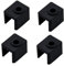 HysiPrui 4pcs Hotend Heizung Block Silikon Socken von 3D Drucker Teile Zubehör, Hochtemperatur Extruder Heizblock Silikon Abdeckung für 3D-Drucker Elegoo Neptune 4/4 Pro