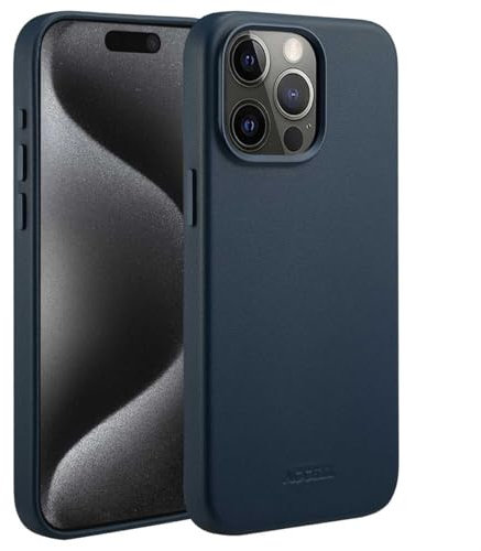 ACCEZZ Backcover kompatibel mit iPhone 15 Pro Max - Dunkelblau