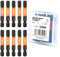 toolant 1/4 Impact Hex Bits Set 10pcs,1/4 Hex-Shank Allen Wrench Drill Bit Set, S2 Steel, CNC Machined Tips with Magnetism, 2” Long with Storage Box