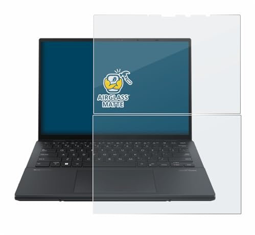 BROTECT Entspiegelungs Schutzglas für ASUS ZenBook Duo OLED 2024 UX8406 Schutzfolie Panzer Folie Glas Matt [Extrem Kratzfest 9H, Anti-Reflex]