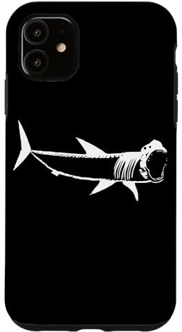 Hülle für iPhone 11 Megalodon Shark Skelett Liebhaber Lustiger Meg Paläontologe