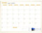 ARCOBIS Trockenlöschbarer Kalender für die Wand, 60 x 45 cm, magnetischer, monatlicher Whiteboard-Kalender, trocken abwischbarer, tragbarer hängender Whiteboard-Planer für To-Do-Liste, Gold