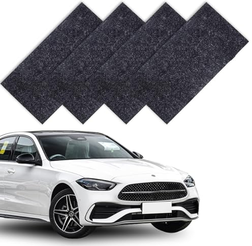 SMTelegance Nano Tücher 4 Stück Nano Sparkle Tuch Auto Kratzer Entfernen Reparatur Lackpflege Autoreinigung (Grau)