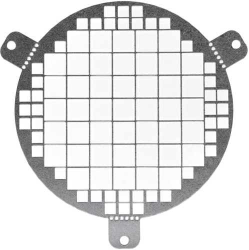 Repa Market 4 Inch / Ø100 mm Galvanized Steel Round Crawl Space Vent Grid - Inlet Outlet Ventilation Guard - Universal Metal Air Supply Exhaust Protection Mesh - Durable Duct Grille