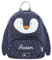 upstitch studio Trixie Sac à dos et gourde pour enfants, sac à dos de maternelle, sac à dos et gourde pour enfants, personnalisables avec nom individuel ou en kit, Pingouin., Rucksack BIG